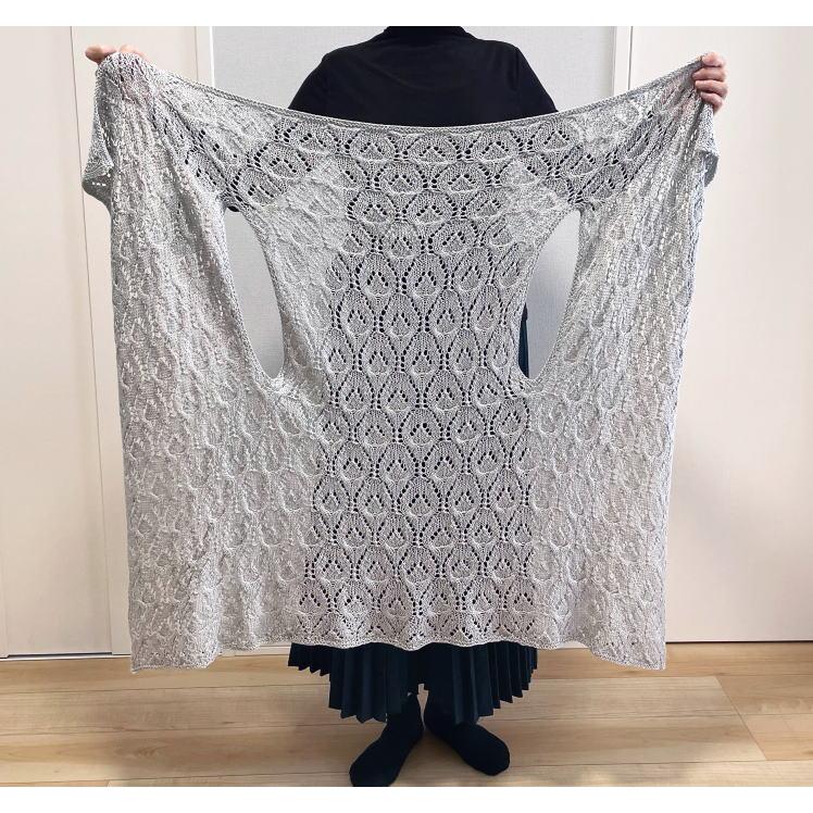 まっちです。 ハンドメイド作家　キマグレナジョージ　さん　ベスト AMBIDEX Store ○〇透かし編みベスト(F クロ): FLAT-cic-HATENA