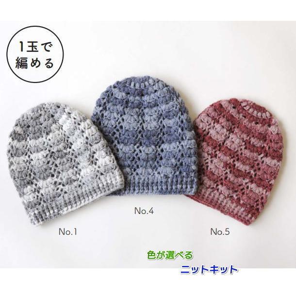 アンデネスで編むベリー柄がかわいい帽子 ハマナカ リッチモア 手編みキット 無料編み図 編みものキット 毛糸 Kitkomono 毛糸専門店 手編みオーエン屋 通販 Yahoo ショッピング