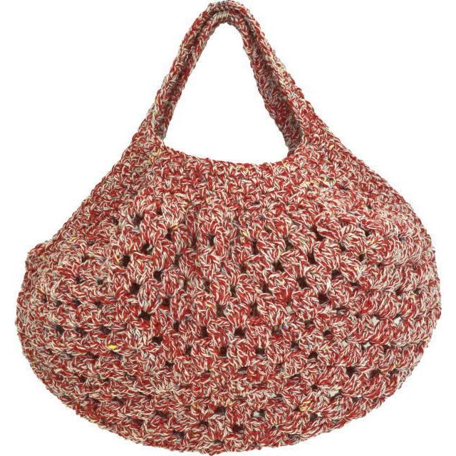 ポワンで編むグラニーバッグ 手編みキット ナスカ 内藤商事 編み図