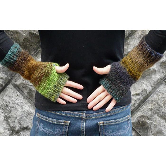 野呂英作 毛糸 野呂英作のくれよんで編む簡単指なし手袋 セット 初心者