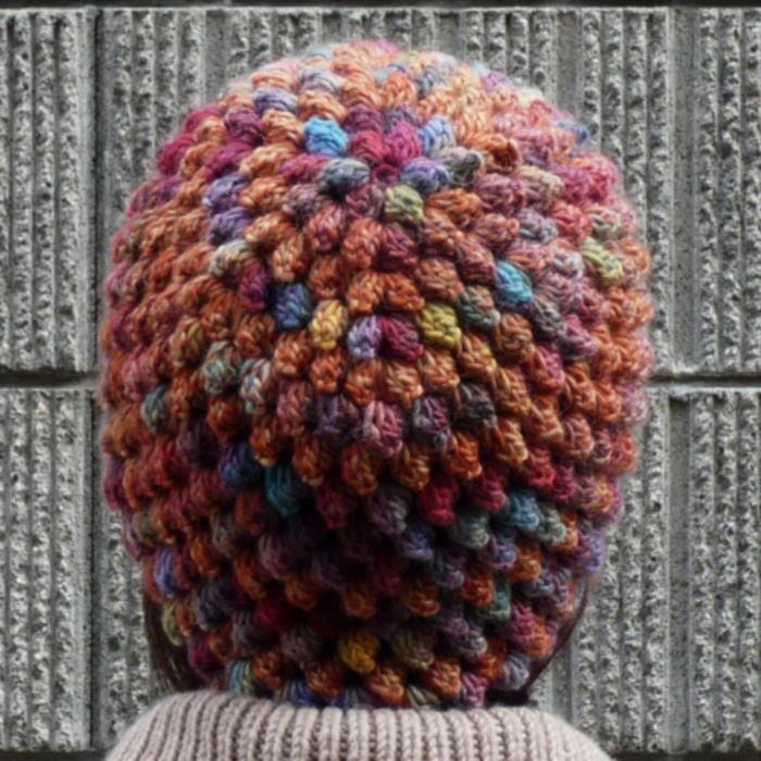毛糸 メイクメイクで編むかぎ針編みパプコーンの帽子 セット ニット帽 ウール｜teamiohenya｜02
