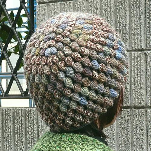 毛糸 メイクメイクで編むかぎ針編みパプコーンの帽子 セット ニット帽 ウール｜teamiohenya｜03