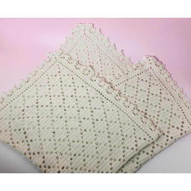 ●編み針セット オーガニックコットン１００％のポームベビーで編む赤ちゃん用おくるみ 編みものキット 無料編み図_1