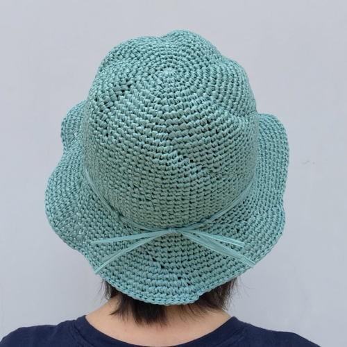 エコアンダリヤで編む渦巻き模様が面白い六角形の帽子 手編みキット ハマナカ 編みものキット 無料編み図 Kitkomono0851 毛糸専門店 手編みオーエン屋 通販 Yahoo ショッピング