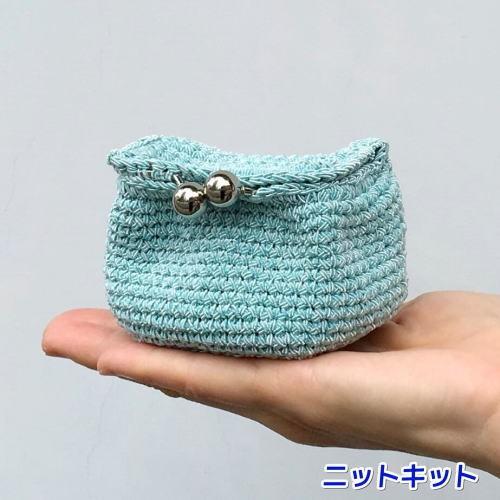 カチューシャで編むボックス型のがま口ケース 手編みキット ハマナカ リッチモア 編みものキット 無料編み図 人気キット Kitkomono0858 毛糸専門店 手編みオーエン屋 通販 Yahoo ショッピング