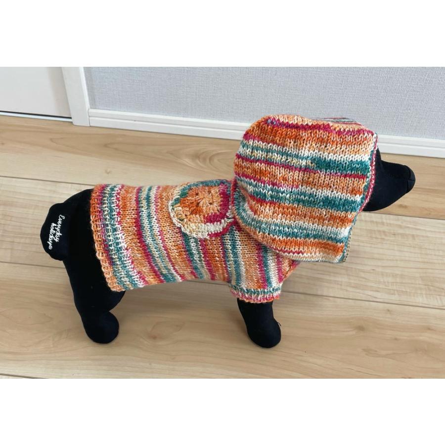 ○編み針セット 毛糸 スーパーウォッシュアルチザンで編む小型犬用