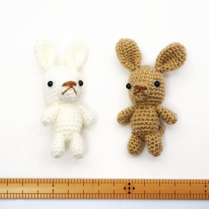 minaoさんデザイン! ミニうさぎのあみぐるみ 動物 編み図 minaoさんデザイン! ミニうさぎのあみぐるみ 動物 編み図