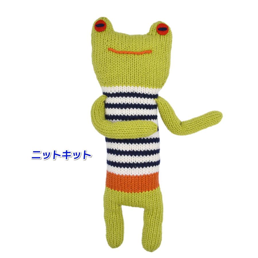 ナガイマサミさんデザイン！ ブランドで編むかえるのあみぐるみ ゆる