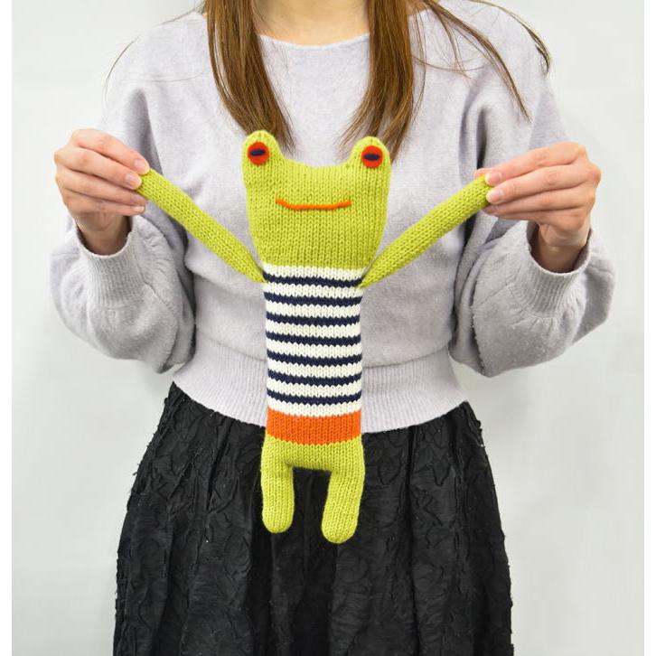 ナガイマサミさんデザイン！ ブランドで編むかえるのあみぐるみ ゆる