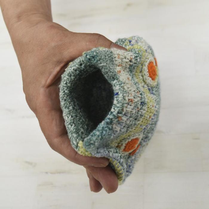 武田浩子さんデザイン！ ナイフメーラで編むねこのばね口ポーチ セット