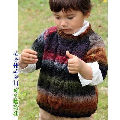 野呂英作 ○編み針セット 野呂英作のくれよんで編むキッズ用ラグラン袖