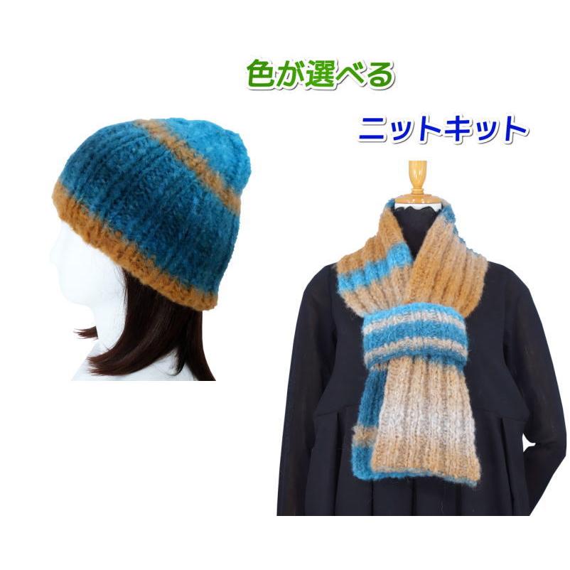 ダイヤモンド毛糸 毛糸 アルパカスカーラで編むマフラー＆帽子 セット 