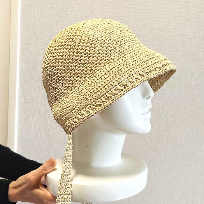 ハマナカ 編みもの キット 帽子 夏糸 エコアンダリヤで編むボンネット