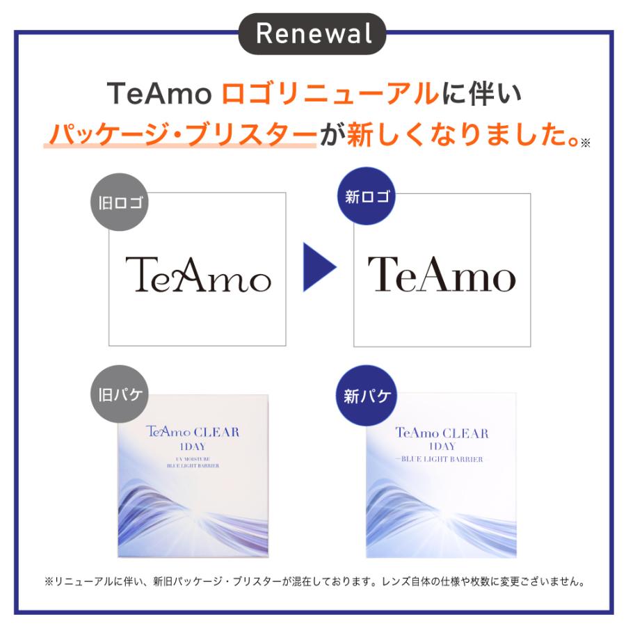 【ブルーライトカット率UP！】 ブルーライトカット ワンデー コンタクト 2箱 1箱30枚 ソフトコンタクト 高含水 TeAmo CLEAR 1DAY BLUE LIGHT BARRIER UVカット | TeAmo | 15