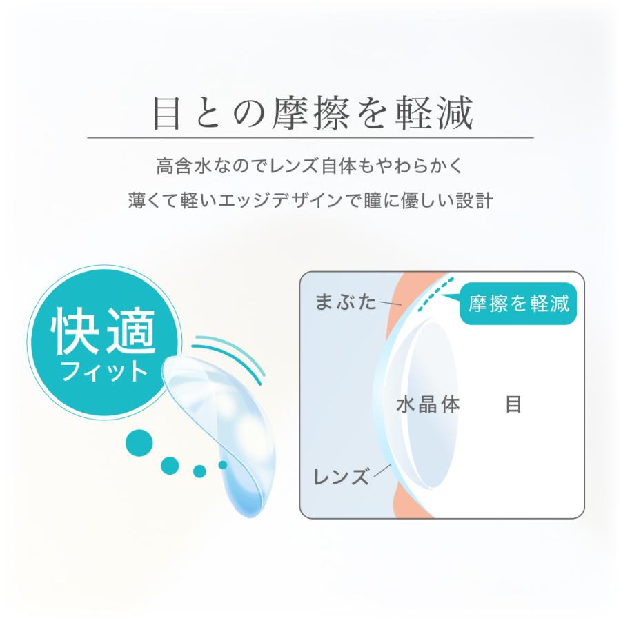 【近視・遠視選べる!!】 コンタクト ワンデー 1箱30枚 高含水 低含水 近視用 遠視用 UVカット うるおい成分 コンタクトレンズ TeAmo CLEAR 1DAY ティアモ | TeAmo | 11