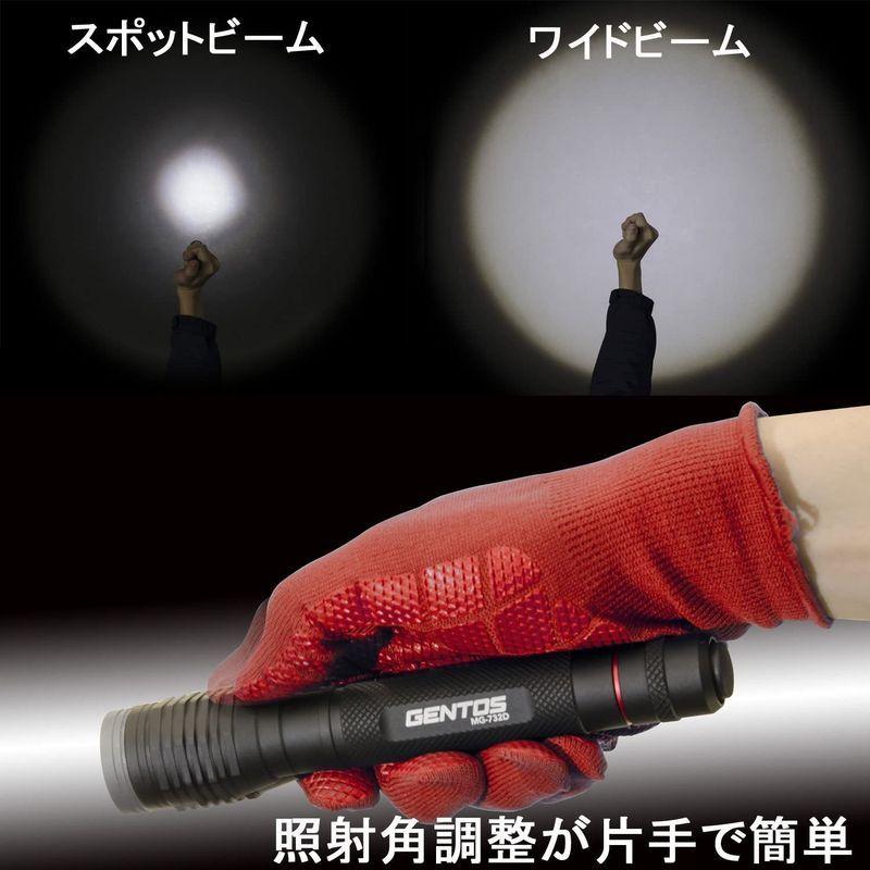 ラウンド Gentos ジェントス Mg 73 Mgシリーズ 単3形電池2本使用 明るさ2ルーメン 実用点灯5時間 防塵 防滴 懐中電灯 Led 懐中電灯 ハンディライト