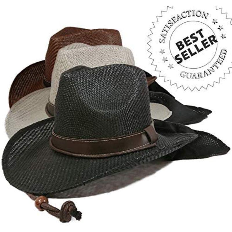 話題の人気 麦わら帽子 Hatter(ザ・ハッター) The メンズ おしゃ ハット ゴルフ 日よけ UV ガーデニング 農作業 帽子 104マニッシュ  ハット、つば広帽子