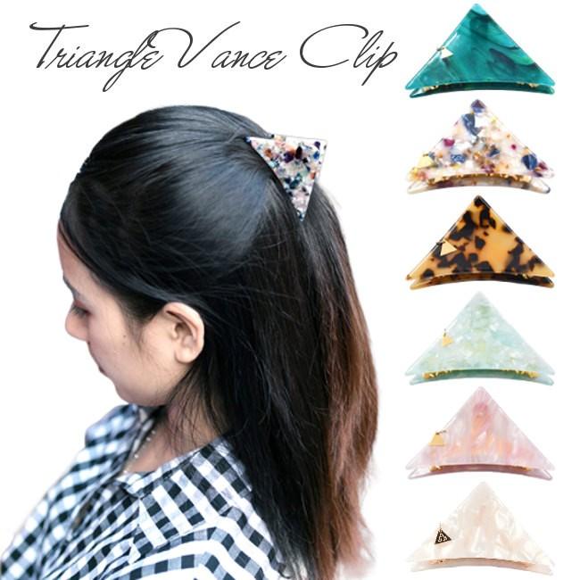 ヘアクリップ ヘアアクセサリー クリップ 三角 髪飾り 髪留め ヘアピン レディース Hc Clip002 Luciole 通販 Yahoo ショッピング