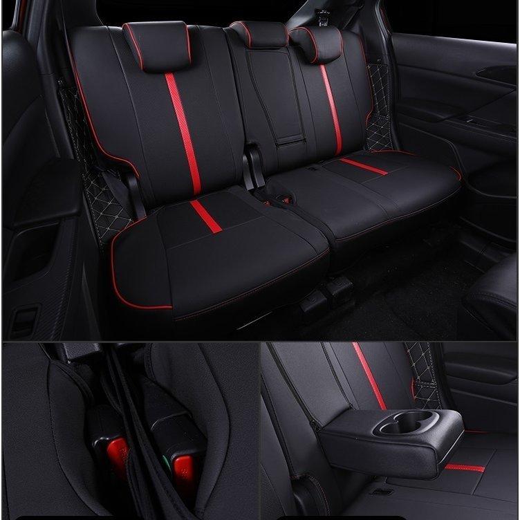 三菱エクリプスクロス ECLIPSE CROSS 用 車のシートカバー 運転席と 助手席と 後ろの座席 イス カバー レザー 保護 防水 1セット  2色選択-