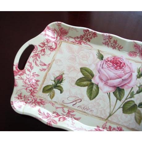薔薇(バラ)のトレー made in Italy : ティータイムギフトYahoo