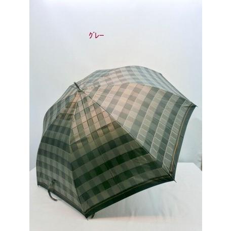 雨傘 傘 ファッション小物 メンズファッション 長傘 紳士 甲州織 朱子 碁盤柄 日本製 グラスファイバー骨 ジャンプ傘 甲州山梨県 先染め 紳士用 甲州織 朱子碁盤柄 グラスファイバー骨ジャンプ傘 (日本製