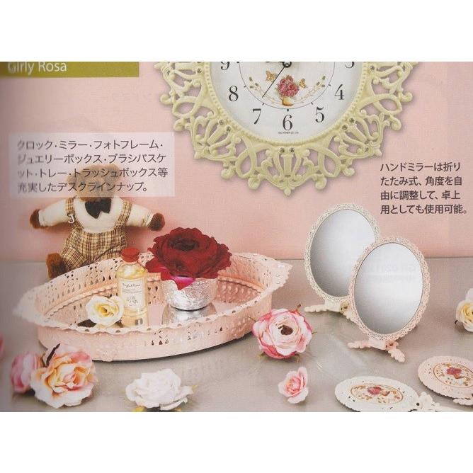 ガーリーロザ ウォールクロック「ローズ」 壁掛時計 クリスマス