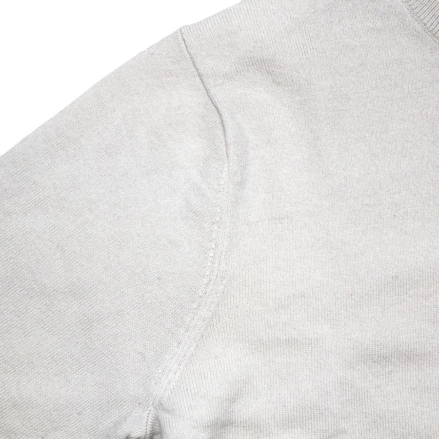 ALPHA（アルファー） カシミアモックネックニット ホワイト 長袖