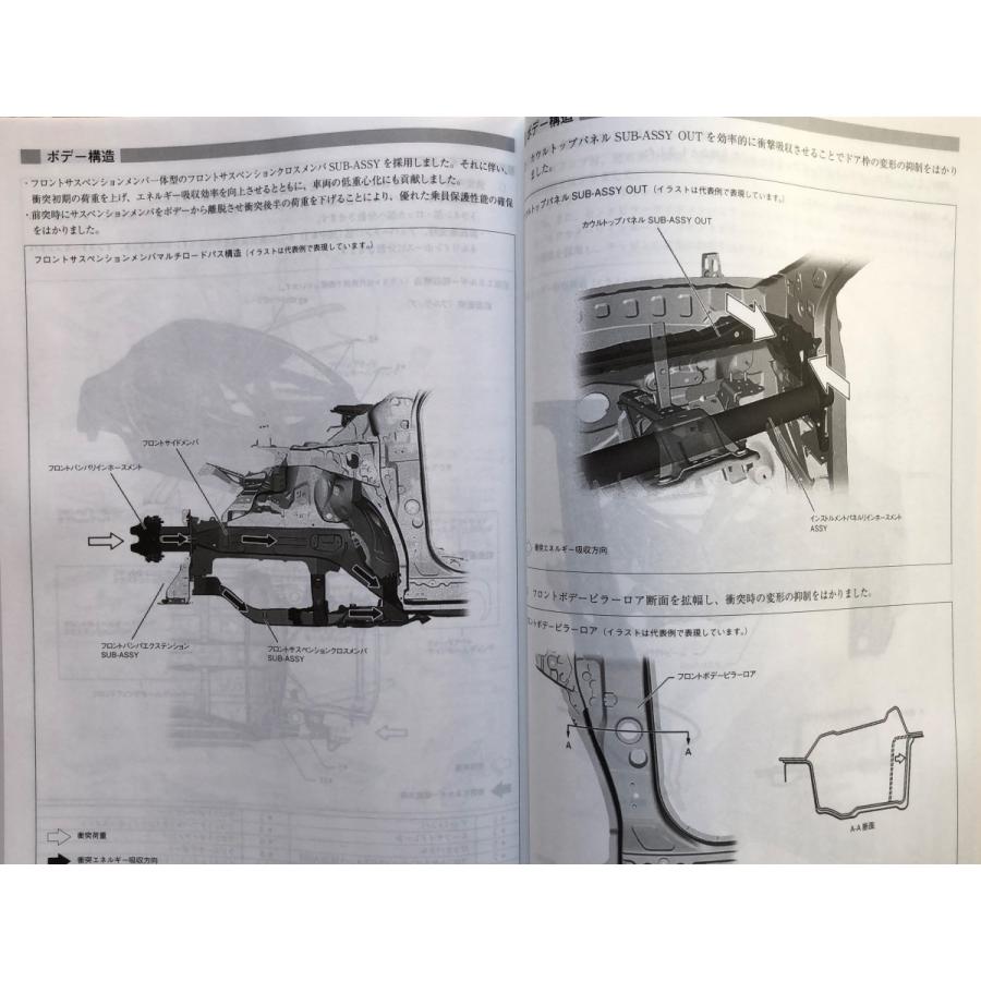 トヨタ　アクア　構造調査シリーズ　10系　整備書 構造調査シリーズ トヨタ ヤリスクロス MXPB10，MXPB15，MXPJ10