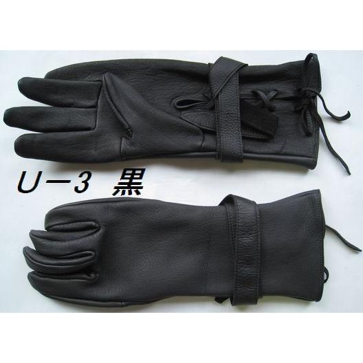 ユガケロング手袋デアー表革 U‐3 : 手袋工房 - 通販 - Yahoo!ショッピング