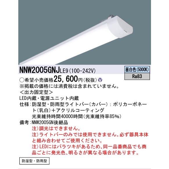 Panasonic（パナソニック） △納期未定[法人限定] NNW2005GNJ LE9