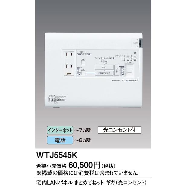 Panasonic（パナソニック） [法人限定] WTJ5545K 宅内LANパネル まとめ