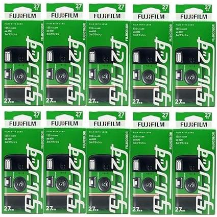 10個セット 富士フイルム(FUJIFILM) フジカラーレンズ付フィルム 写