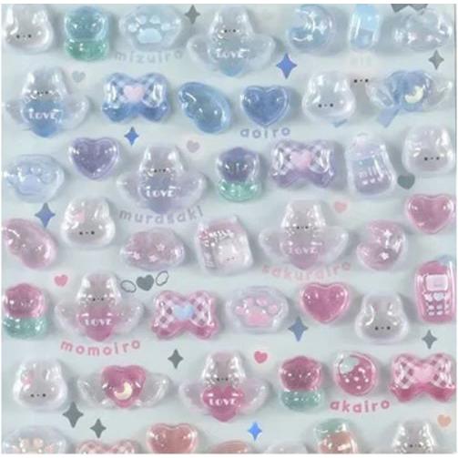 ミニボンボン クーリア ボンボンドロップシール ミニ なないろボンボン