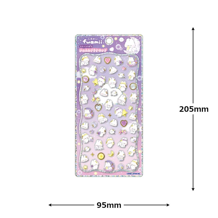 カミオジャパン シール ジュエルプチドロップステッカー ふあみい
