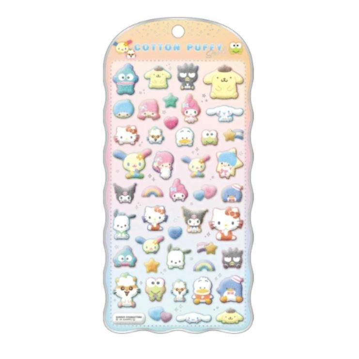 サンリオキャラクターズ コットンパフィー シール COTTON PUFFY 135215