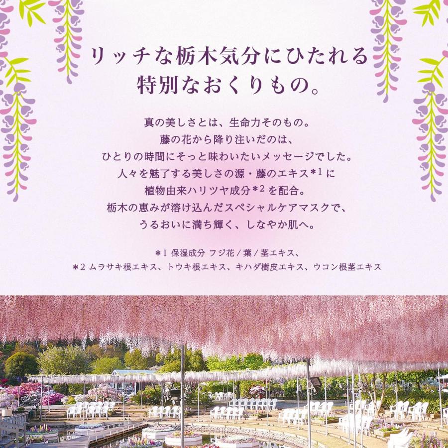2個セット】フェイスマスク パック 栃木ルルルン（藤の花の香り） 1枚