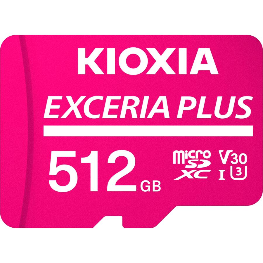KIOXIA(キオクシア) 旧東芝メモリ microSD 512GB EXCERIA PLUS UHS-I
