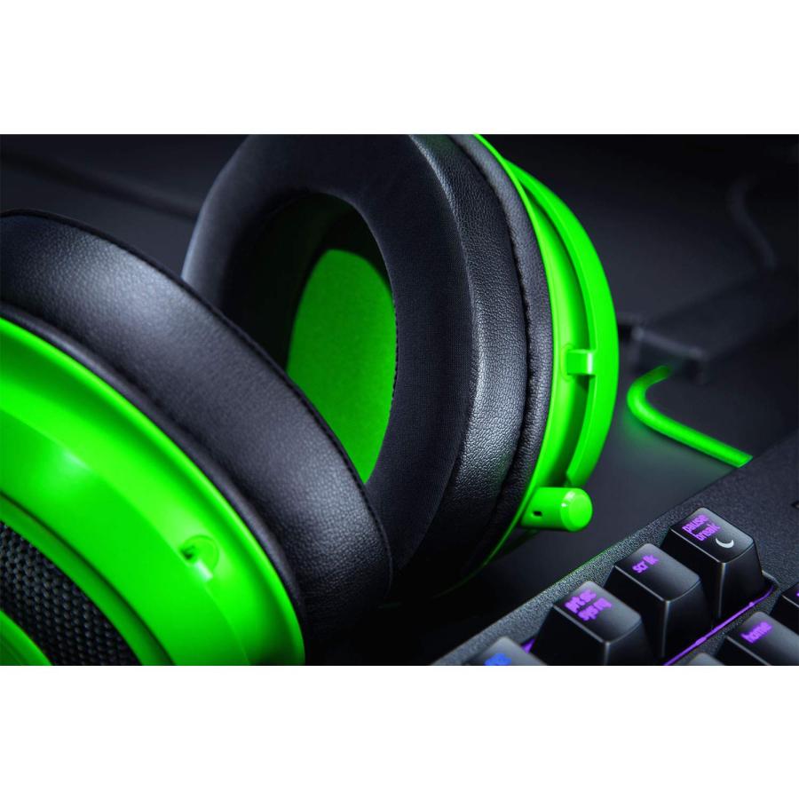 Razer Kraken Green ゲーミングヘッドセット アナログ接続  RZ04-02830200-R3M 兵庫東倉庫の画像