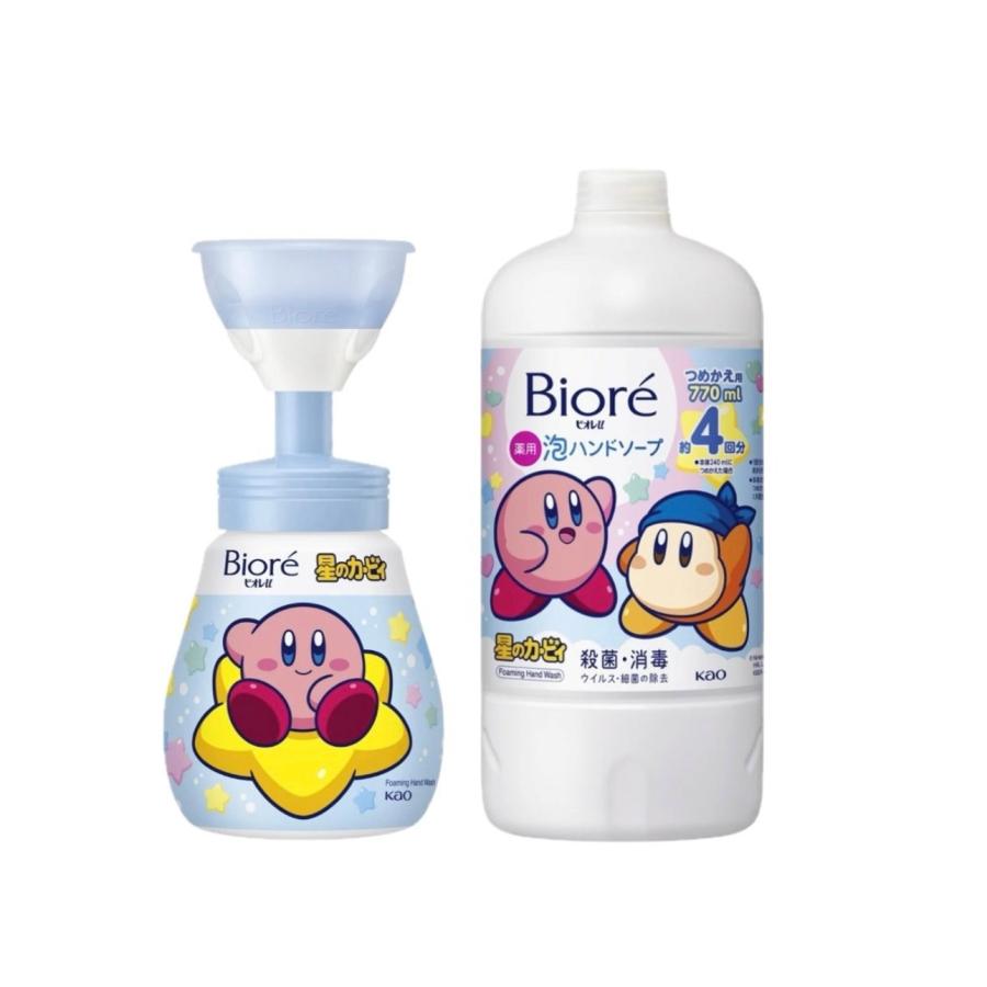 本体＋つめかえ用セット】ビオレu 泡スタンプハンドソープ ほし型