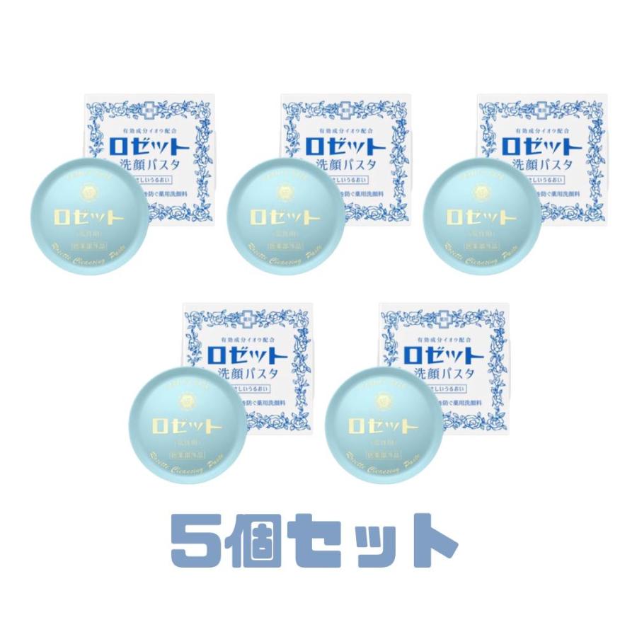 5個セット ロゼット 洗顔パスタ 荒性肌 90g 東京南倉庫 : Tech-In