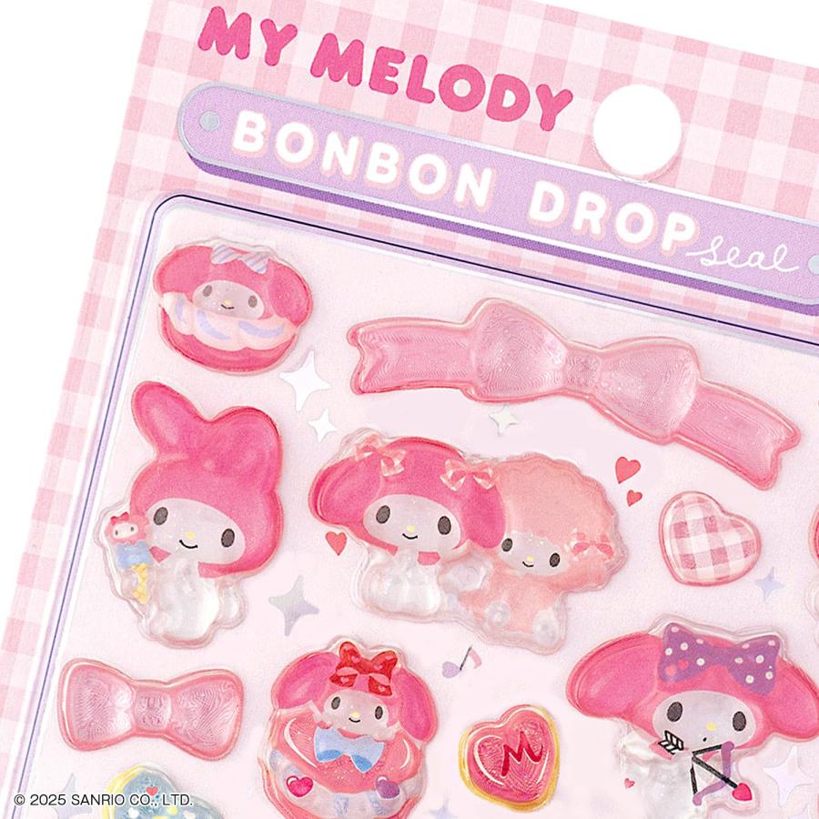 サンリオキャラクター シール ボンボンドロップシール マイメロディ