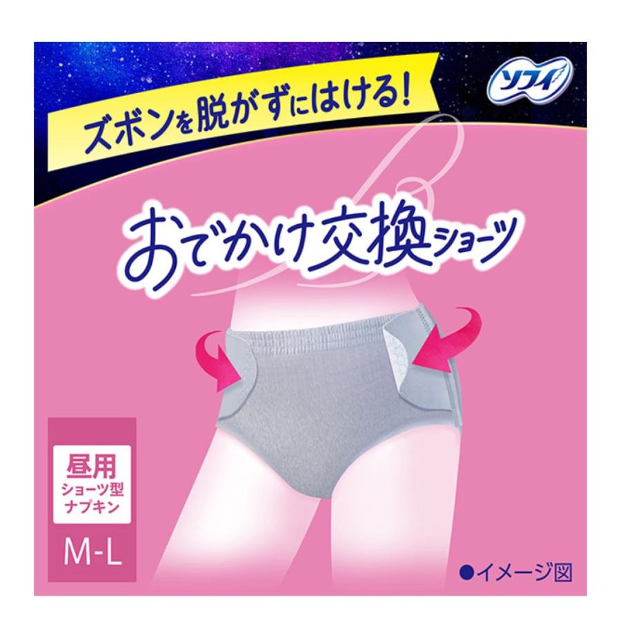 3個セット ソフィ 超熟睡 おでかけ交換ショーツ M-Lサイズ 4コ入 青森