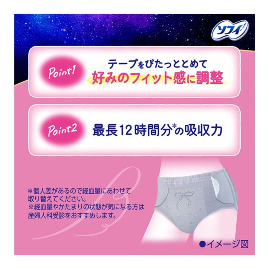 3個セット ソフィ 超熟睡 おでかけ交換ショーツ M-Lサイズ 4コ入 青森