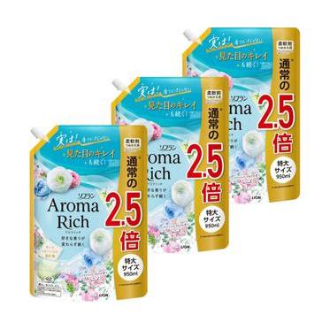 ライオン 【セット販売】ソフラン アロマリッチ サラ 柔軟剤 詰替特大