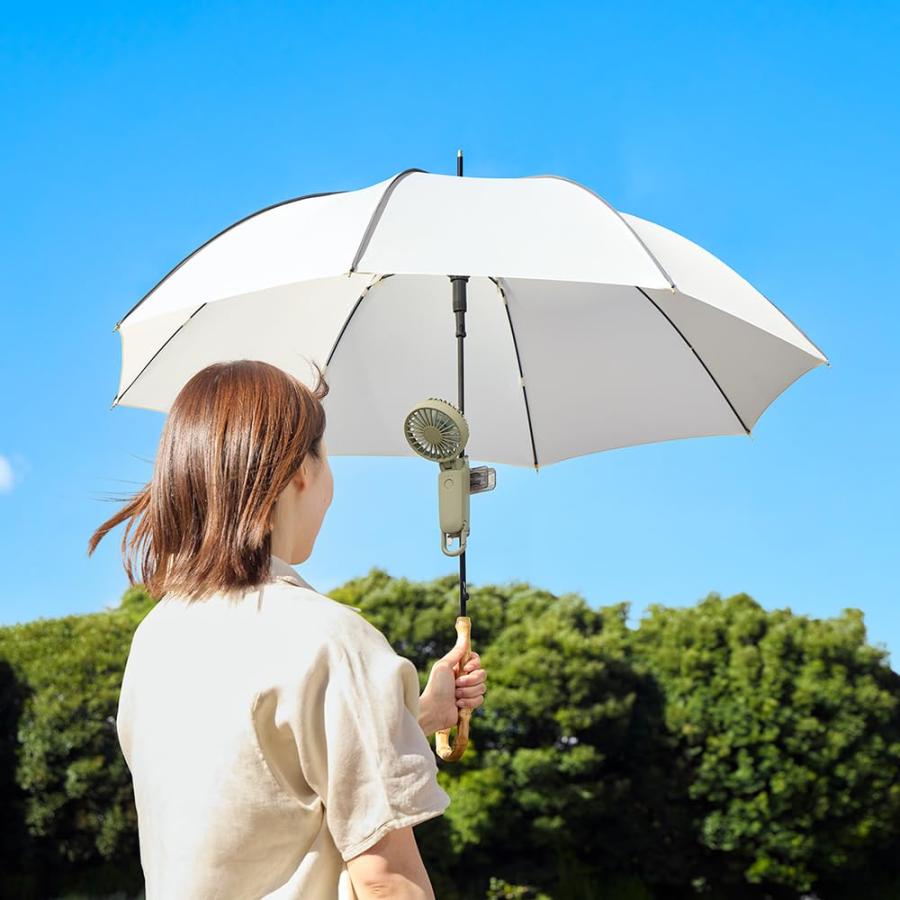 新品未使用 エイボン ハロー サンシャイン 75ml リズム ハンディファン Silky Wind Mobile 3.2［グリーン