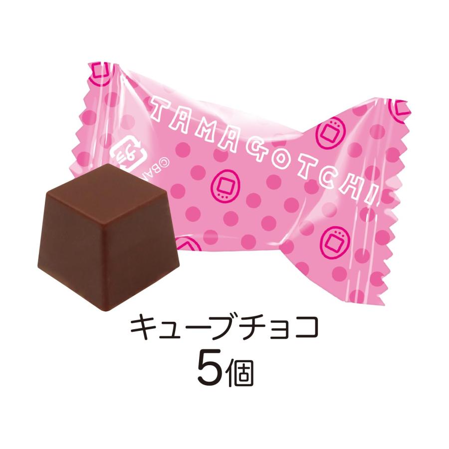 2種セット たまごっち ドットチャームチョコBOX イエロー ピンク 食
