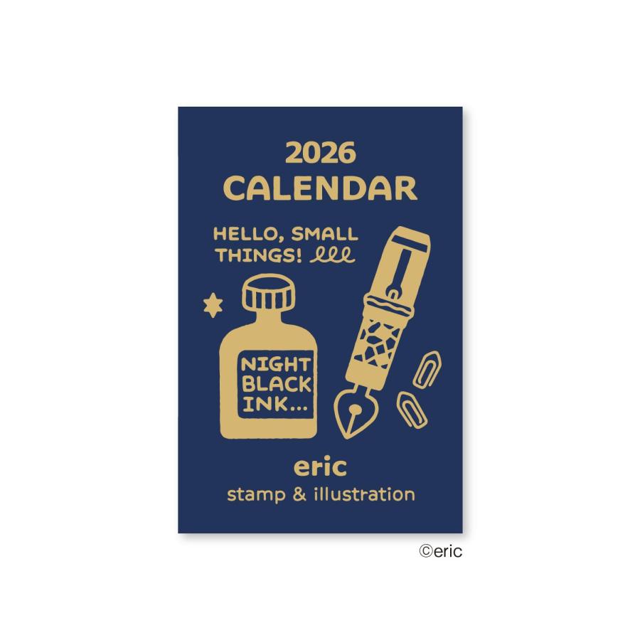 新日本カレンダー 2026年 カレンダー 日めくり eric ミニミニ日めくり