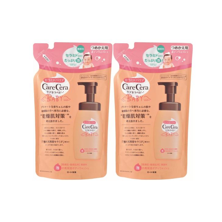 ケアセラ(CareCera) ベビー 泡の高保湿ボディウォッシュ 詰替用 350ml