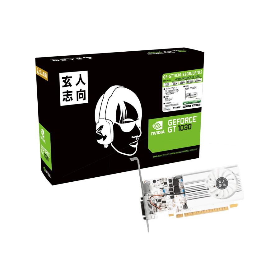 玄人志向 NVIDIA GeForce GT 1030 搭載 グラフィックボー. 玄人志向 NVIDIA GeForce GT 1030 搭載 グラフィックボード 2GB ロー