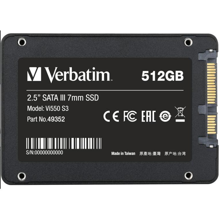 Verbatim 内蔵SSD Vi550 SATA III 2.5 512GB 49352-J 兵庫東倉庫